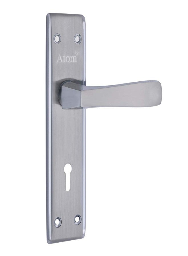 Atom Heavy Duty Mortise Door Lock for Bedroom, Living Room, Main Door, Chrome Platted Matt Finish | 3 Keys | 6 Lever Double Stage Lockset for House Hotel Office(1002KY) - Image 3